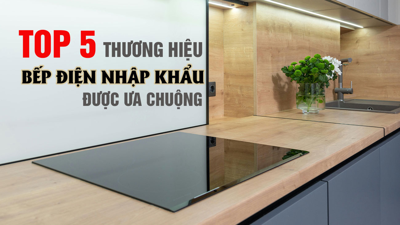 top 5 thương hiệu bếp điện nhập khẩu được ưu chuộng