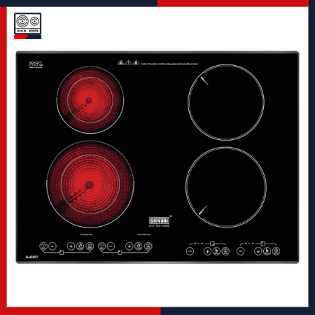 Bếp điện từ Giovani G-422 ET bep nhap khau gia tot, Giovani bếp, Giovani bếp từ đa vùng nấu