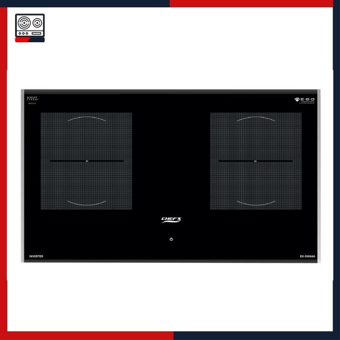 Bếp điện từ đôi Chef's EH-DIH666