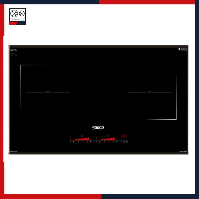Bếp điện từ đôi Chef's EH-DIH889