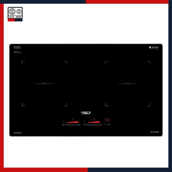 Bếp điện từ đôi Chef's EH-DIH893