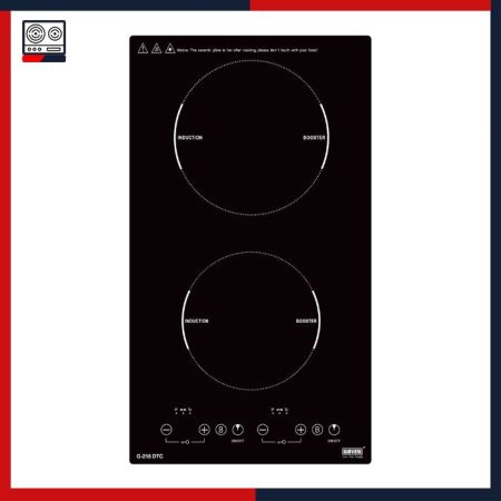 Bếp từ đôi Domino Giovani G-218 DTC bep nhap khau gia tot, Giovani bếp, Giovani bếp từ đôi