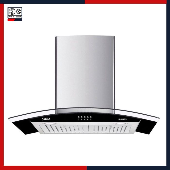 Máy hút mùi Chef's EH-R506E7G kính cong