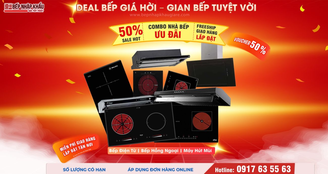 chương trình ưu đãi bếp nhập khảu giá rẻ