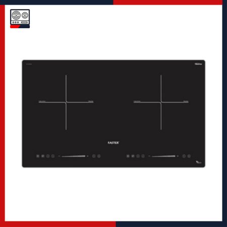 Bếp điện từ Faster FS 668I new có 2 vùng nấu từ tiện dụng,