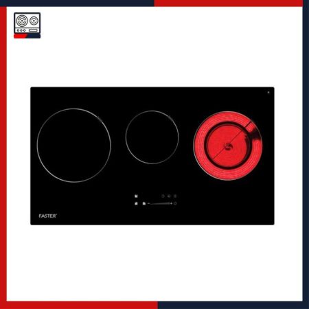 Bếp 2 từ 1 hồng ngoại Made in Malaysia phím trượt FS713HI