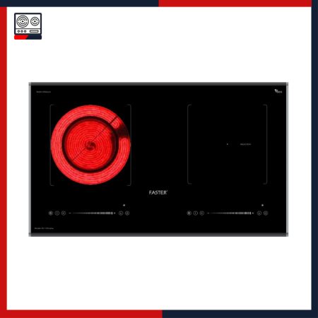 Bếp từ kết hợp hồng ngoại Faster FS 712HI Plus – Linh hoạt, hiện đại, bền bỉ