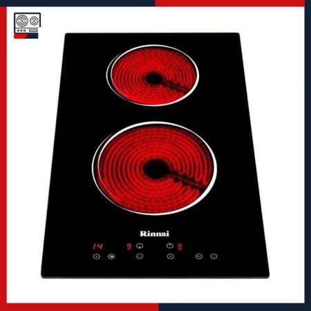 Bếp âm hồng ngoại 2 vùng nấu dạng domino Rinnai RB-3012E-ZB bep nhap khau gia tot, Rinnai bếp domino
