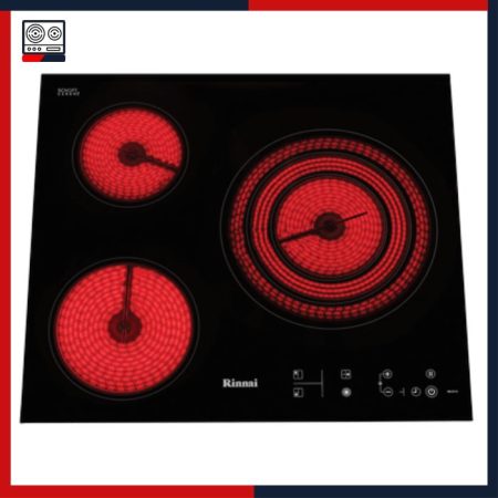 Bếp điện Rinnai RB-E31HV bep nhap khau gia tot, bếp rinnai nhiều vùng nấu, bếp rinnai hồng ngoại 3 bếp