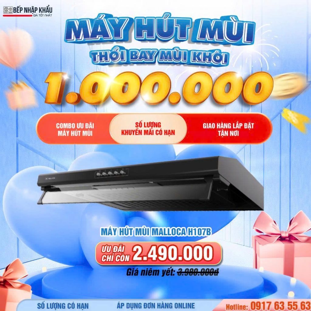 Máy hút mùi Malloca H107B