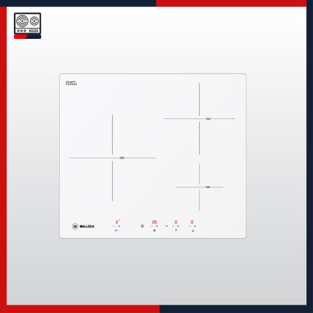 Bếp điện từ 3 vùng nấu MI 593 W