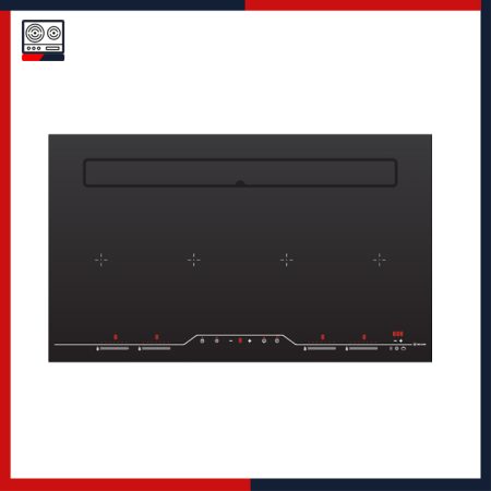 Bếp điện từ kết hợp máy hút Malloca HIH-904 SLIM