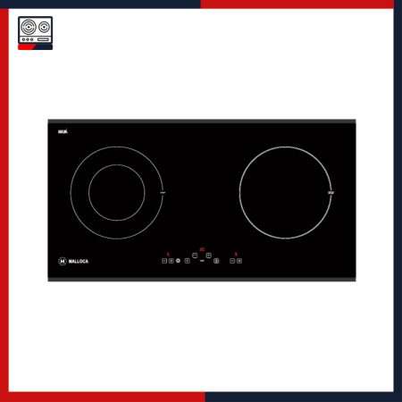 Bếp điện từ hồng ngoại đôi Malloca MH-02IR D