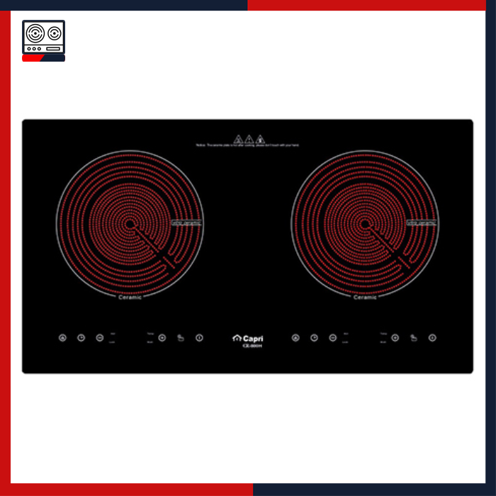 Bếp hồng ngoại đôi Capri CR-800H