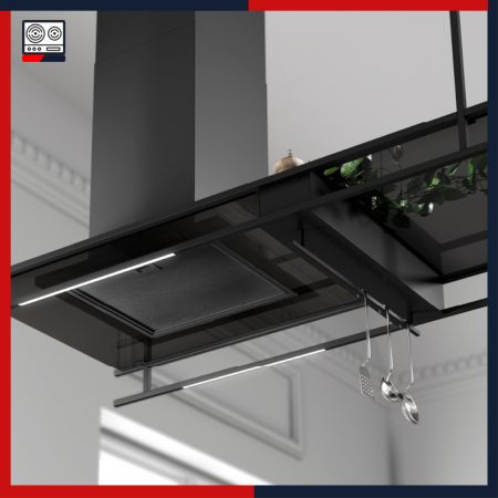 Máy hút mùi đảo Malloca INDUST K140B