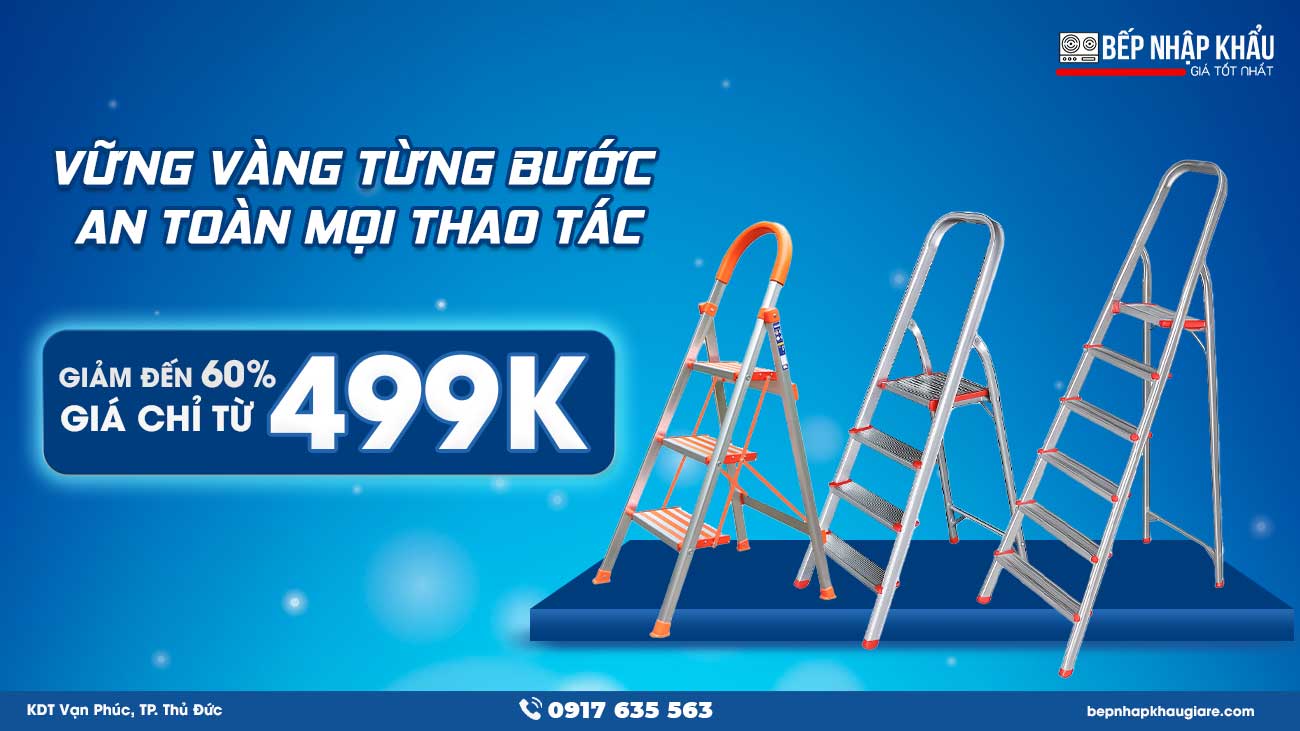 CHƯƠNG TRÌNH KHUYẾN MÃI “THANG NHÔM GHẾ CAO CẤP – AN TOÀN ĐẾN TỪNG BƯỚC CHÂN