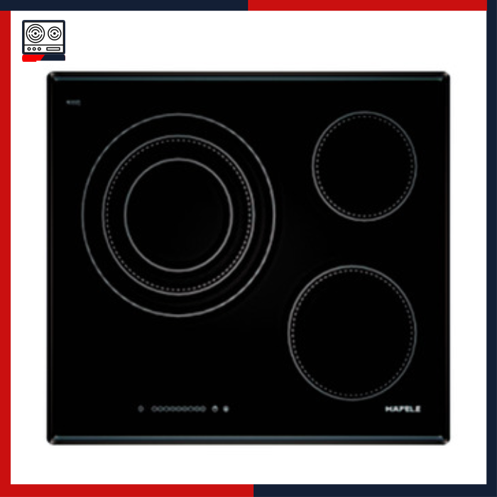 Bếp điện 3 vùng nấu tỏa nhiệt, điều khiển cảm ứng trượt HC-R603P