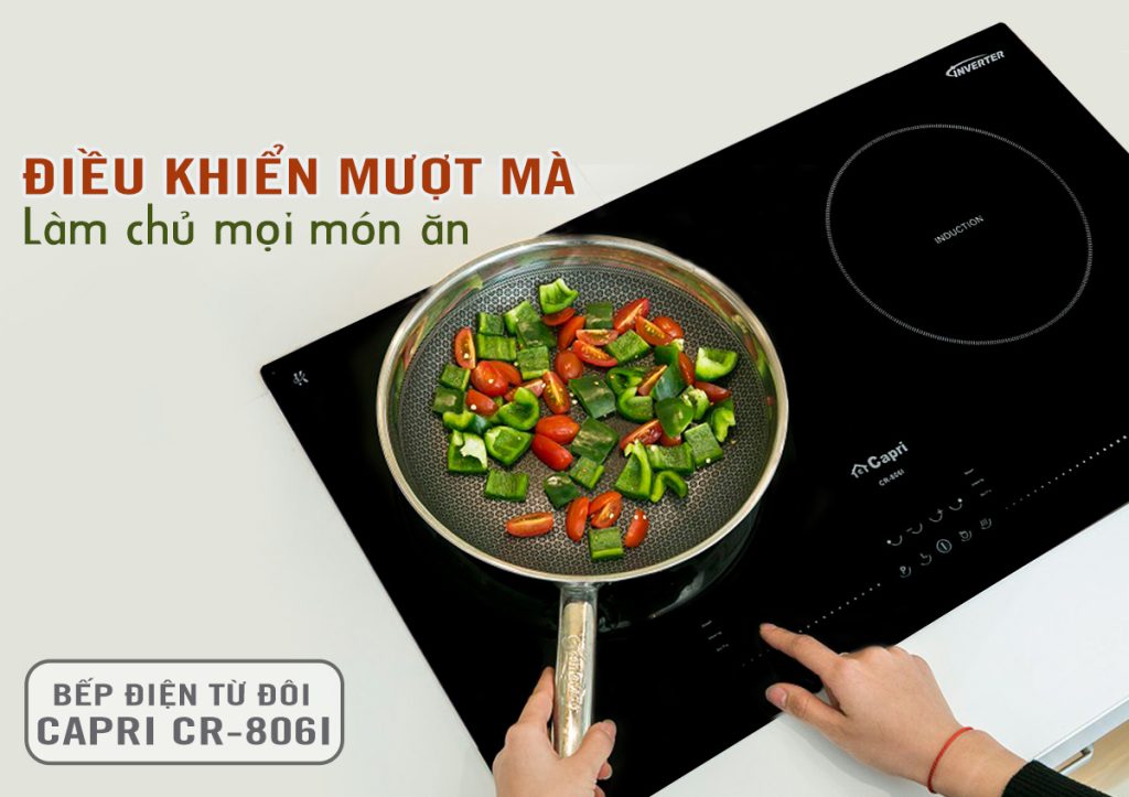 Bếp điện từ đôi Capri 806I