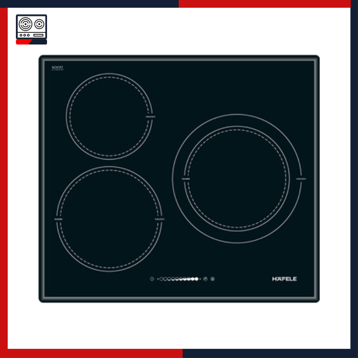 Bếp từ 3 vùng nấu cảm ứng từ điều khiển thanh trượt, 60 cm HC-I603B